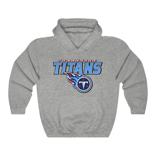 Tennessee Titans Vintage 90's NFL Hoodie Sweatshirt Sport Shirt - For NFL Fans - Image 4