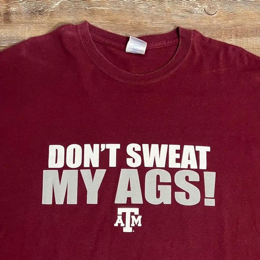 Texas A&M University Aggie American Football Apparel: Dont Sweat My Agsâ€ - Image 2