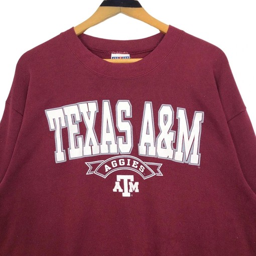 Texas A&M University Aggies Vintage Sweatshirt & Hoodie - NCAA Shirts Women - Image 2