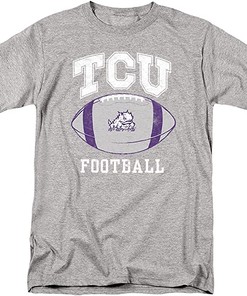 Texas Christian University Official Football Ball Unisex T-Shirt, Official University Fan Shirt for Men & Women