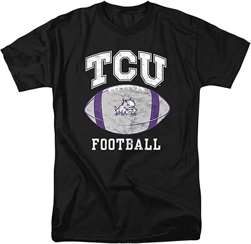 Texas Christian University Official Football Ball Unisex T-Shirt, Official University Fan Shirt for Men & Women - Image 2