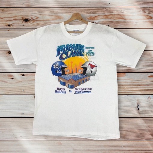 Texas Football Classic T-Shirts Hays Rebels Vs Grapevine Mustangs Graphic Shirt, Hoodie, Sweatshirt