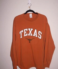 Texas Longhorns Arc Logo T-Shirt Sweatshirt Hoodie - Vintage Style Gift for NCAA Sports Fans
