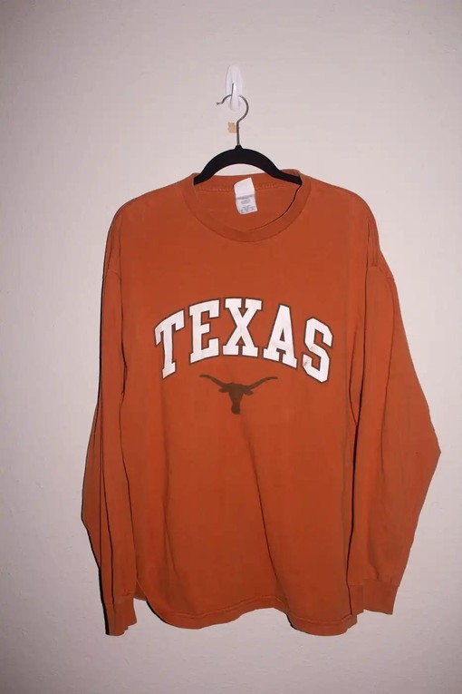 Texas Longhorns Arc Logo T-Shirt Sweatshirt Hoodie - Vintage Style Gift for NCAA Sports Fans