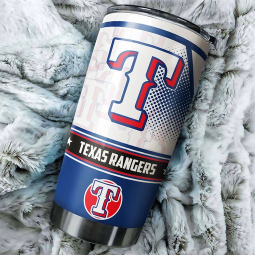 Texas Rangers Awesome Design Personalized Tumbler - Sports Tumbler 20oz