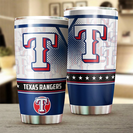 Texas Rangers Awesome Design Personalized Tumbler - Sports Tumbler 20oz - Image 2