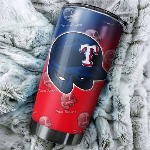 Texas Rangers Dog Lovers MLB Tumbler - Personalized Design - Image 2
