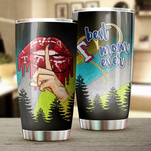 Texas Rangers Great Gift for Moms MLB Tumbler - Personalized Design