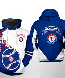 Texas Rangers MLB Classic All Over Print 3D Hoodie - All Over Print Hoodies for Women