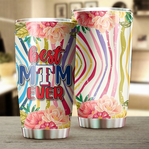 Texas Rangers MLB Tumbler - Custom Best Mom Ever Gift for Baseball-loving Moms with Custom MLB Logo - Image 2