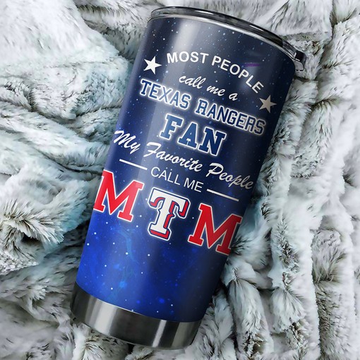 Texas Rangers MLB Tumbler for Moms with Iconic MLB Logo