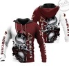 Texas State Bobcats Jack Skellington And Zero All Over Print 3D Hoodie