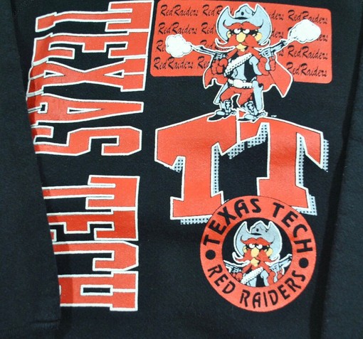 Texas Tech Red Raiders Logo Sweatshirt -Vintage Texas Football Shirt, Unisex NCAA Shirt - Image 2