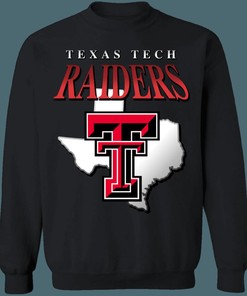 Texas Tech Red Raiders NCAA Sport Shirt and Vintage Sweatshirt Hoodie Combo