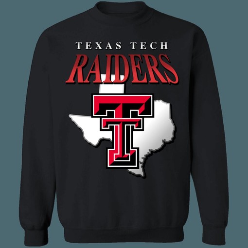 Texas Tech Red Raiders NCAA Sport Shirt and Vintage Sweatshirt Hoodie Combo