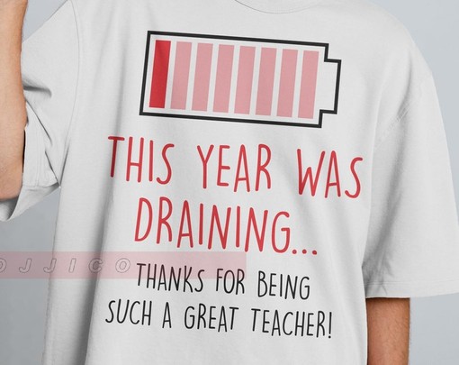 Thanks For Being Such Great Teacher Shirt, Gift for Teacher and Kindergarten Shirt, Minimalist Movie Shirts - Image 2