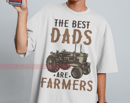 The Best Dad Are Farmers Tee, Funny Dad Gift, Gift for Dad T-Shirt, Movie Fans Gifts, Best Dad Tshirt - Image 2