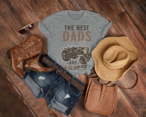 The Best Dad Are Farmers Tee, Funny Dad Gift, Gift for Dad T-Shirt, Movie Fans Gifts, Best Dad Tshirt - Image 3