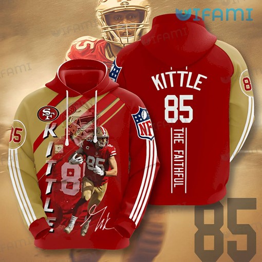 The Faithful 3D San Francisco 49ers Hoodie - George Kittle Edition