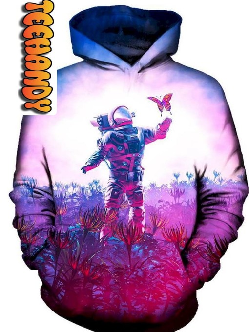 The Field Trip Adventure All Over Print 3D Hoodie with Inspiring Quote for Wanderers