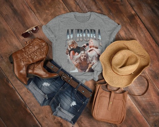 The Gods We Can Touch Aurora Character Shirt - Aurora Runaway Homage Tshirt - Minimalist Movie Shirt - Image 3