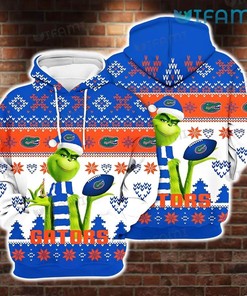 The Grinch Football Christmas Florida Gators Hoodie - 3D All Over Print Custom Design
