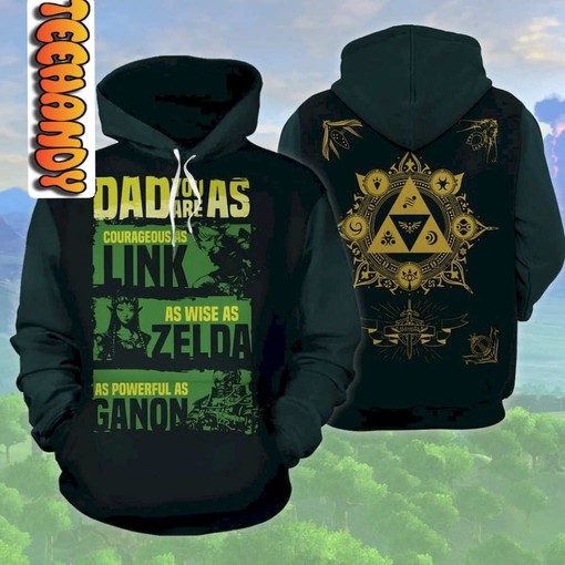 The Legend Of Zelda All Over Print 3D Hoodie for Fans of the Classic Game