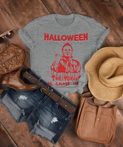 The Night He Came Home Shirt - Vintage Michael Myers Homage Tshirt with Jason Voorhees Friday the 13th