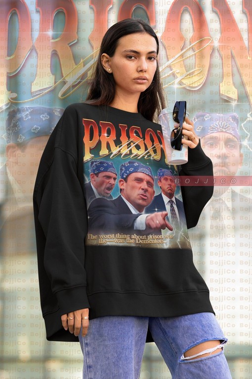 The Office Michael Scott Hoodie - Vintage Style Prison Mike Dementors Sweatshirt