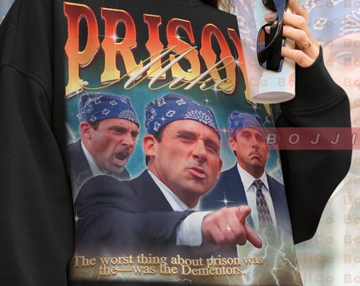 The Office Michael Scott Hoodie - Vintage Style Prison Mike Dementors Sweatshirt - Image 4