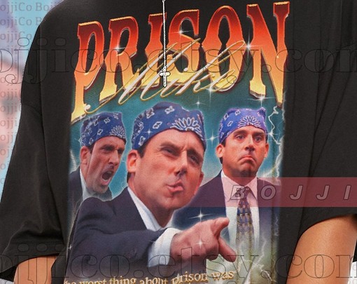 The Office Prison Mike Shirt - Vintage Style Fan Tee with Dementors Quote - Image 2