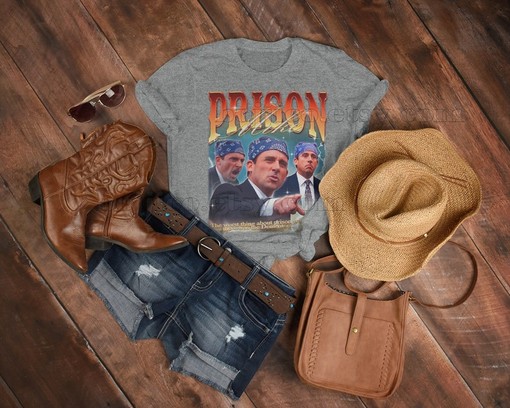 The Office Prison Mike Shirt - Vintage Style Fan Tee with Dementors Quote - Image 3
