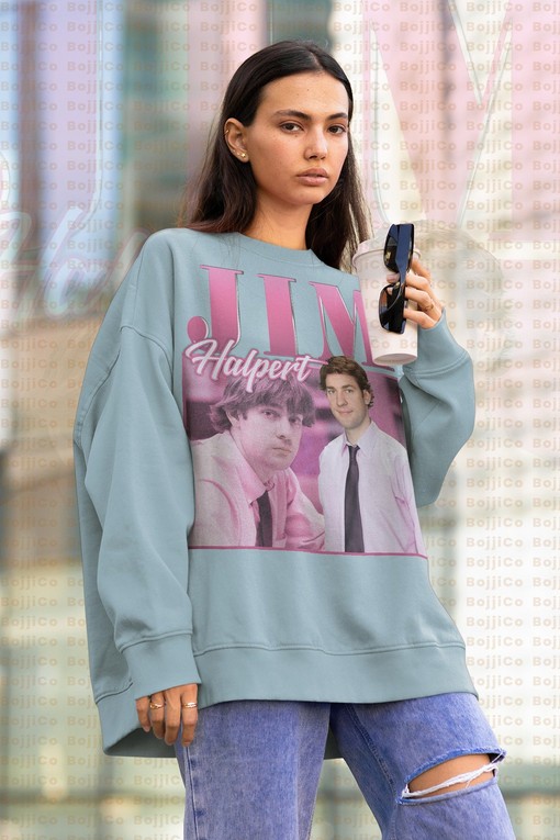 The Office TV Show Sweatshirt - Jim Halpert and Pam Beesly Tribute