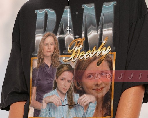 The Office TV Show Unisex Tee - Retro Pam Beesly and Jim Halpert Tee - Image 2