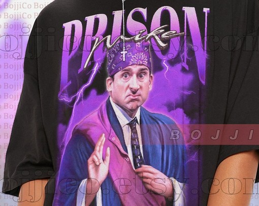 The Office Vintage TV Series Shirt, Michael Scott Biatch Tee, Steve Carell Tshirt, Jim, Pam, Dwight, Mike - Image 2