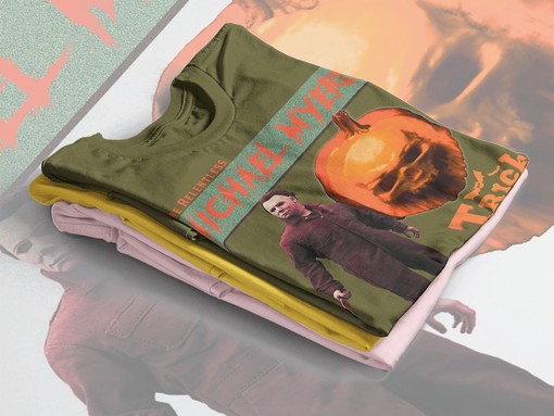 The Relentless Trick or Treat Shirt - Vintage Michael Myers Homage Tshirt, Friday the 13th and Stranger Things Themes - Image 4