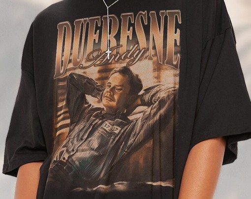 The Shawshank Redemption Andy Dufresne Character Shirt - Film T-shirt - Tim Robbins Homage Tshirt - Image 2
