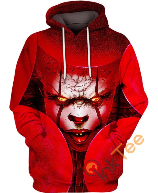 The Terrifying Pennywise 3D Hoodie - Scary 3D Hoodies