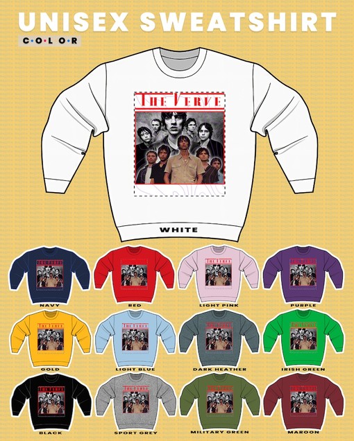 The Verve Fans Sweatshirt, Bittersweet Symphony Sweater, Britpop Homage Tee, Music T-Shirts for Men - Image 3