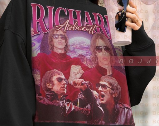 The Verve Homage Sweatshirt, Retro 90s Sweater, Richard Ashcroft Fan Tee, Music T-Shirts for Men - Image 4