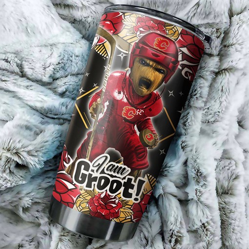 Thirsty Groot Calgary Flames NHL Tumbler for Fans