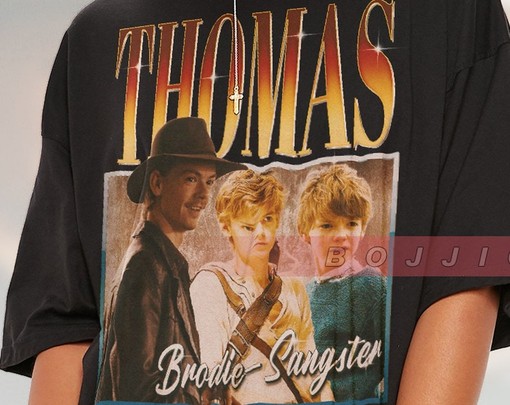 Thomas Brodie Sangster Maze Runner Tee, Anne Frank and Jojen Reed Retro Vintage Movie Shirts, Simon Thomas Brodie Shirt - Image 2