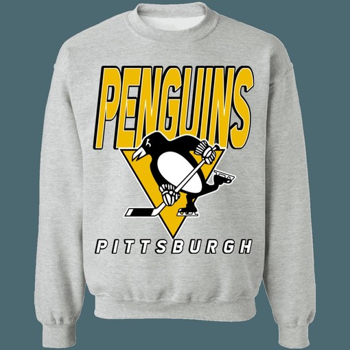 Throwback Pittsburgh Penguins NHL Sweatshirt Hoodie T-Shirt - Classic Design for Hockey Enthusiasts