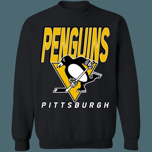 Throwback Pittsburgh Penguins NHL Sweatshirt Hoodie T-Shirt - Classic Design for Hockey Enthusiasts - Image 2