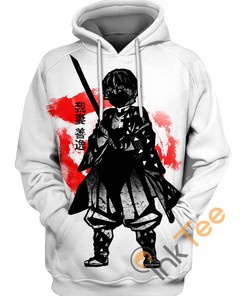Thunder Breathing Zenitsu 3D Hoodie - Men's 3D Print Hoodies