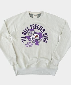 "'Til Hell Freezes Over" TCU Football Crewneck - NCAA Shirt for Fans, TCU Student Gifts Included