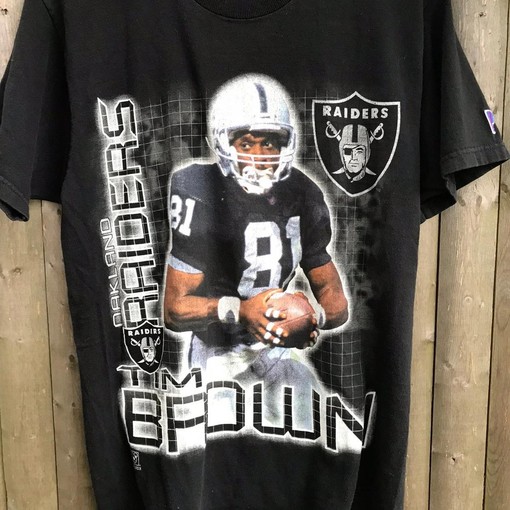 Tim Brown Oakland Raiders Vintage Style Pro Player Sweatshirt T-shirt, NCAA Football Teams Gifts for Fans - Image 2
