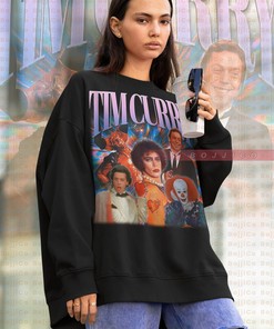 Tim Curry Classic Movies Sweatshirt, Rocky Horror Homage Sweater, Pennywise Fan Tee, Vintage Movie Shirts