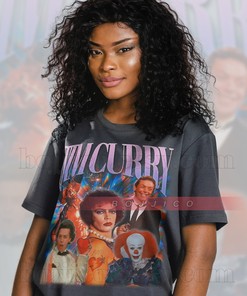 Tim Curry Homage Sweatshirt, Vintage and Homage Shirt, Tim Curry Fan Tees, Minimalist Movie Shirts