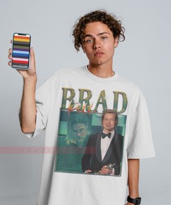Timeless BRAD PITT Vintage Unisex T-shirt for Classic Movie Fans